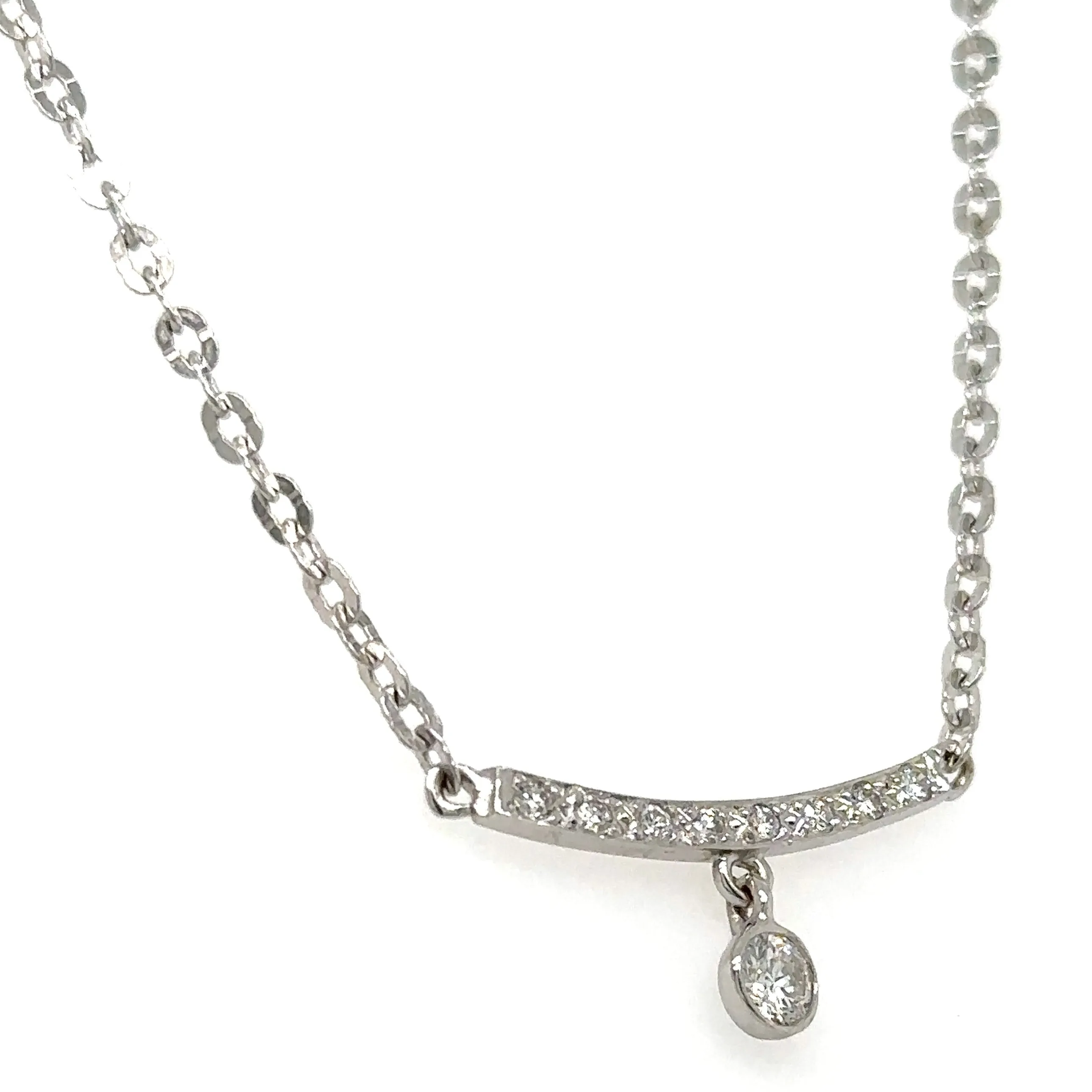0.30ct tw Diamond Bar Necklace