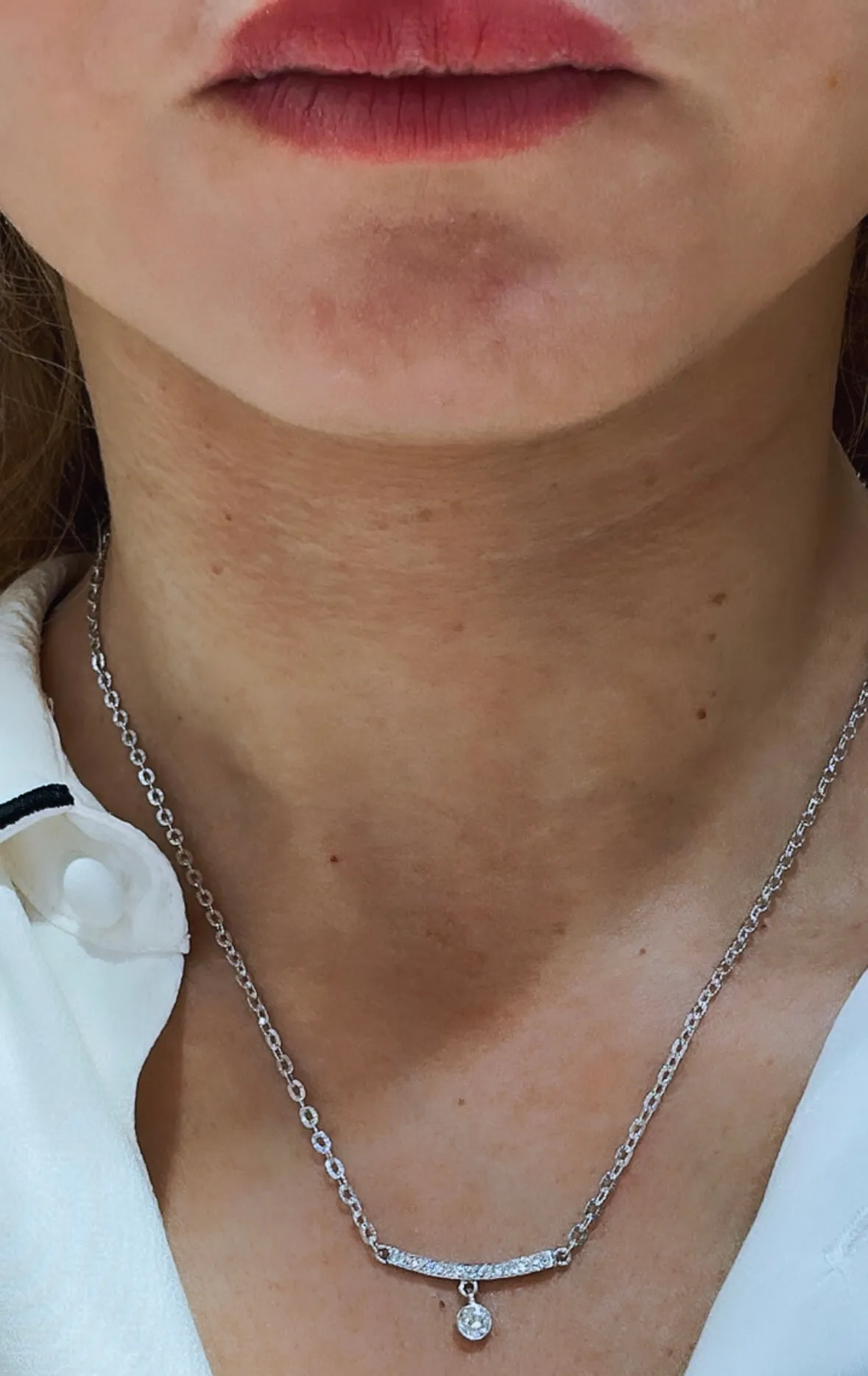 0.30ct tw Diamond Bar Necklace