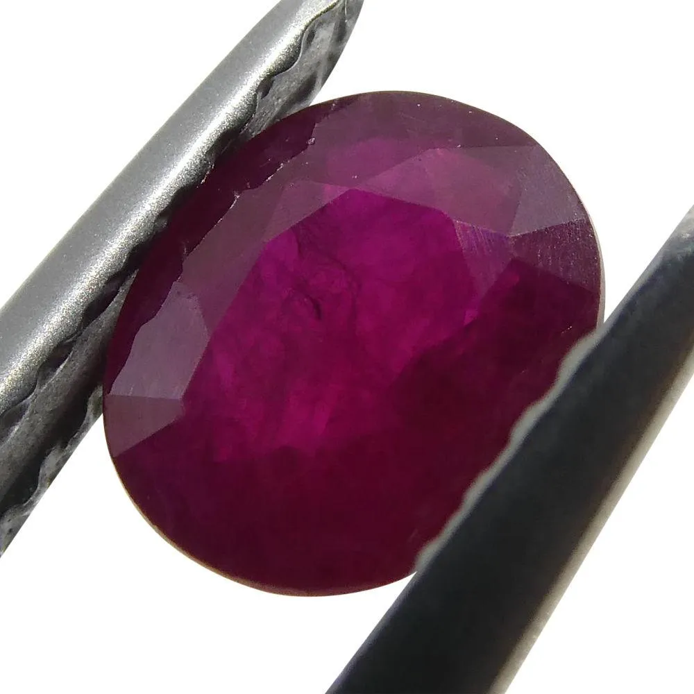 0.81 ct Oval Ruby Burma