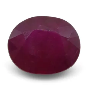 0.81 ct Oval Ruby Burma