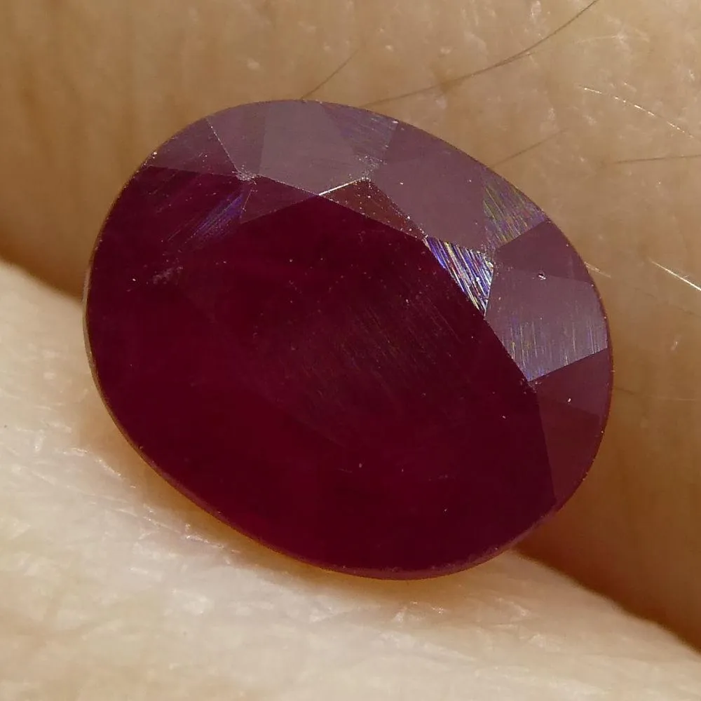 0.81 ct Oval Ruby Burma