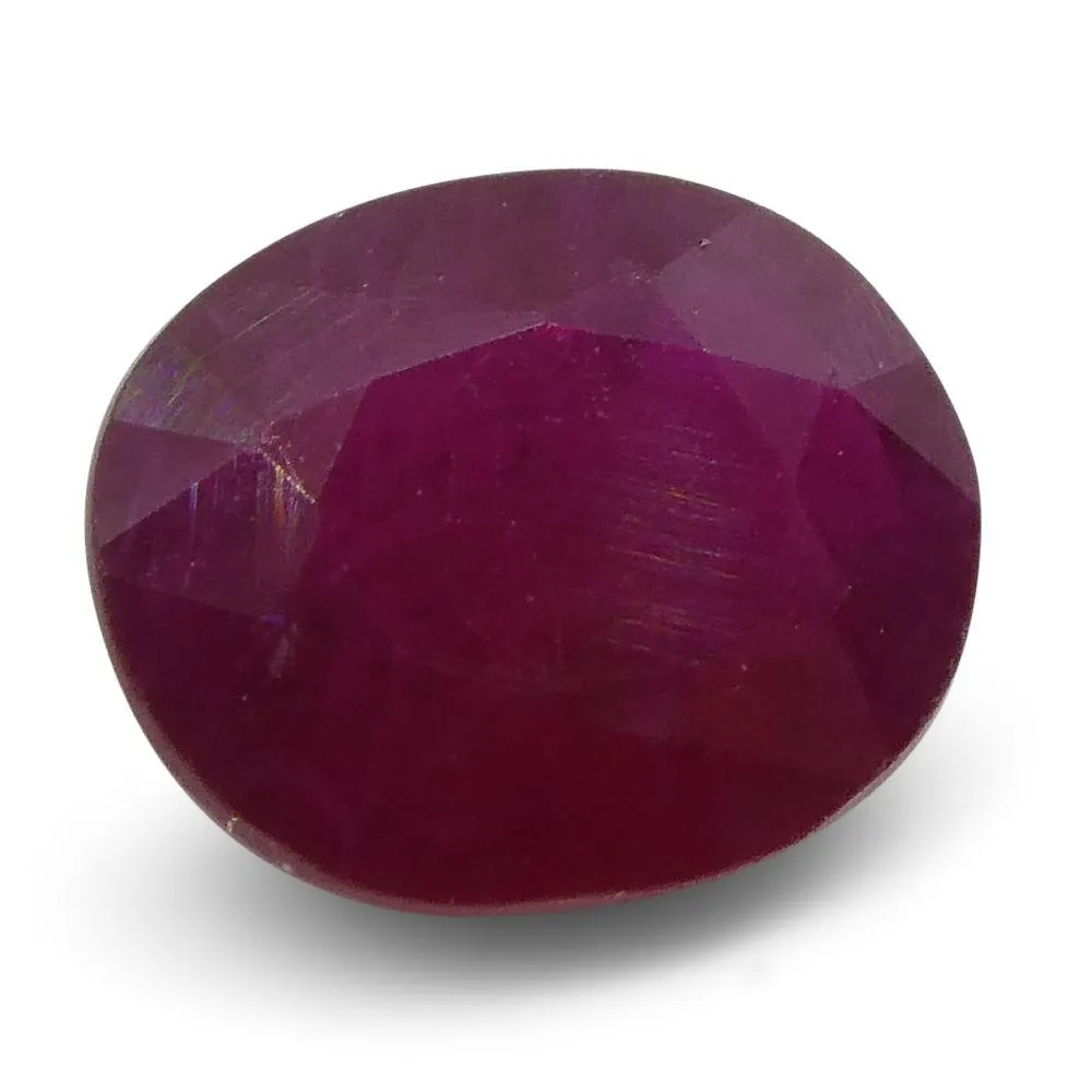 0.81 ct Oval Ruby Burma