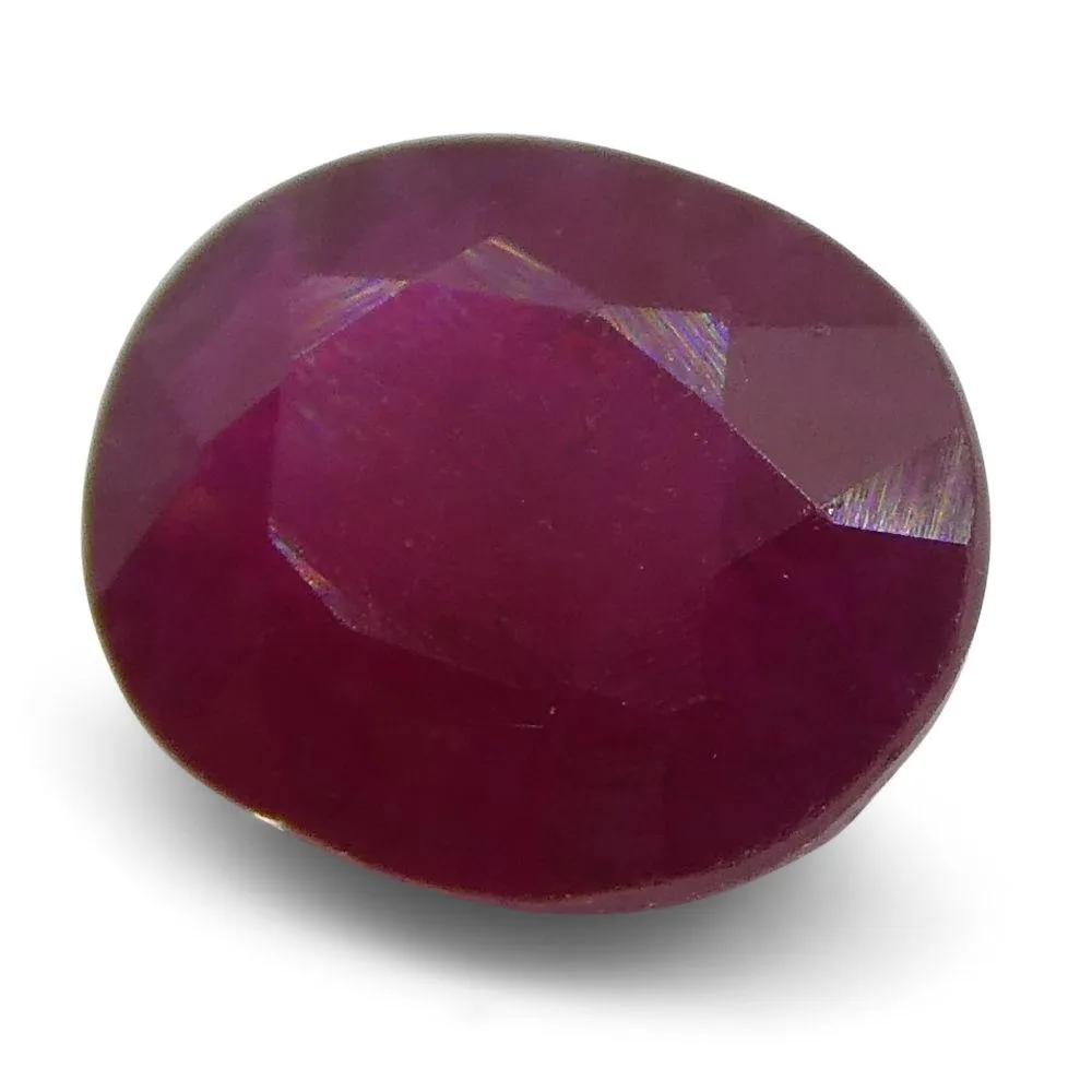 0.81 ct Oval Ruby Burma