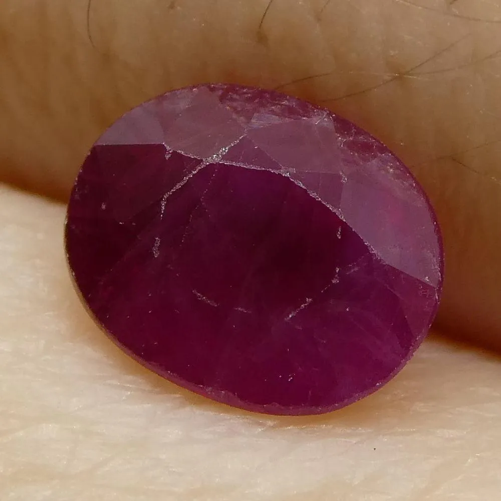0.89 ct Oval Ruby Burma