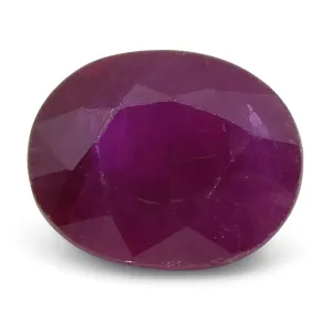 0.89 ct Oval Ruby Burma