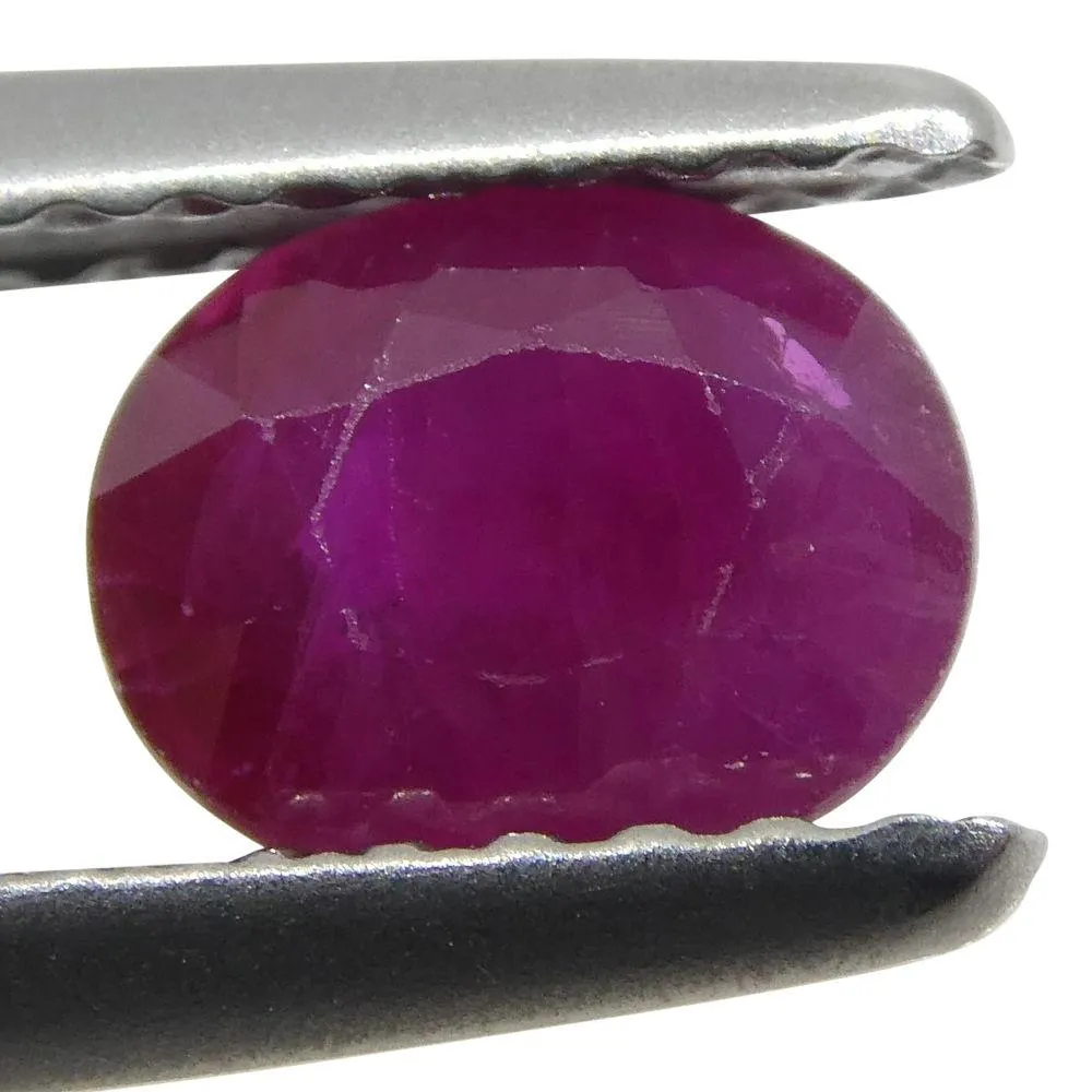 0.89 ct Oval Ruby Burma