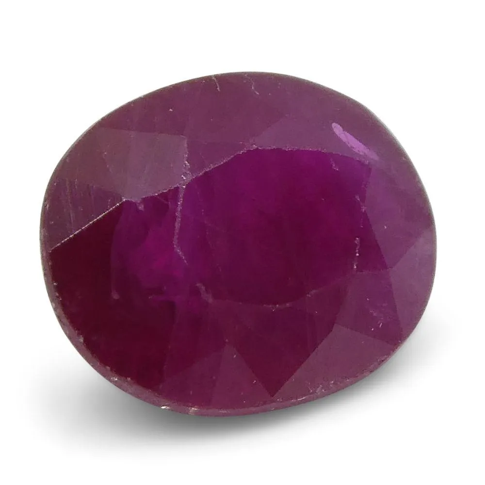 0.89 ct Oval Ruby Burma
