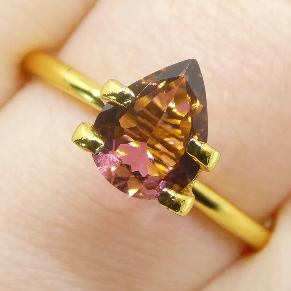 0.91ct Pear Pink Tourmaline