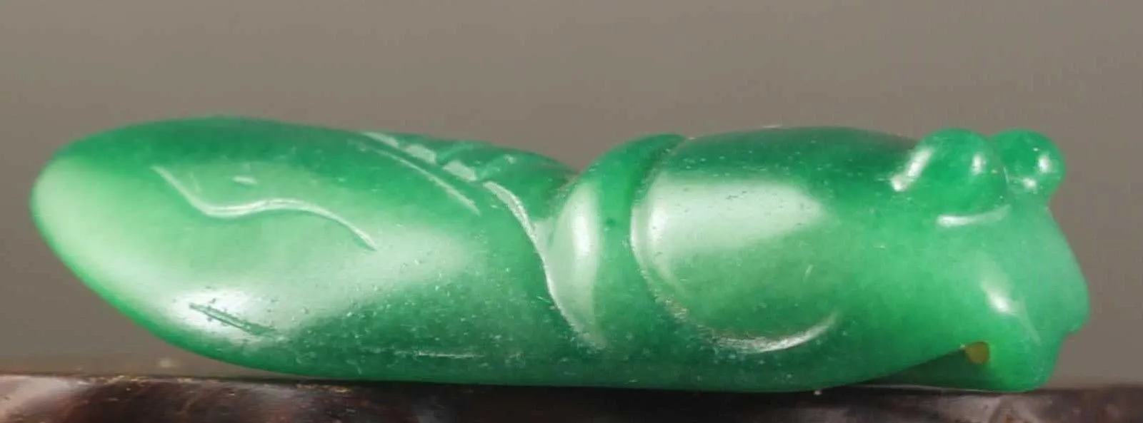 10% OFF- A Pair Certified Natural Jadeite Emerald Jade Cicada 一鸣惊人 Pendants《Grade A》(2 PCS)