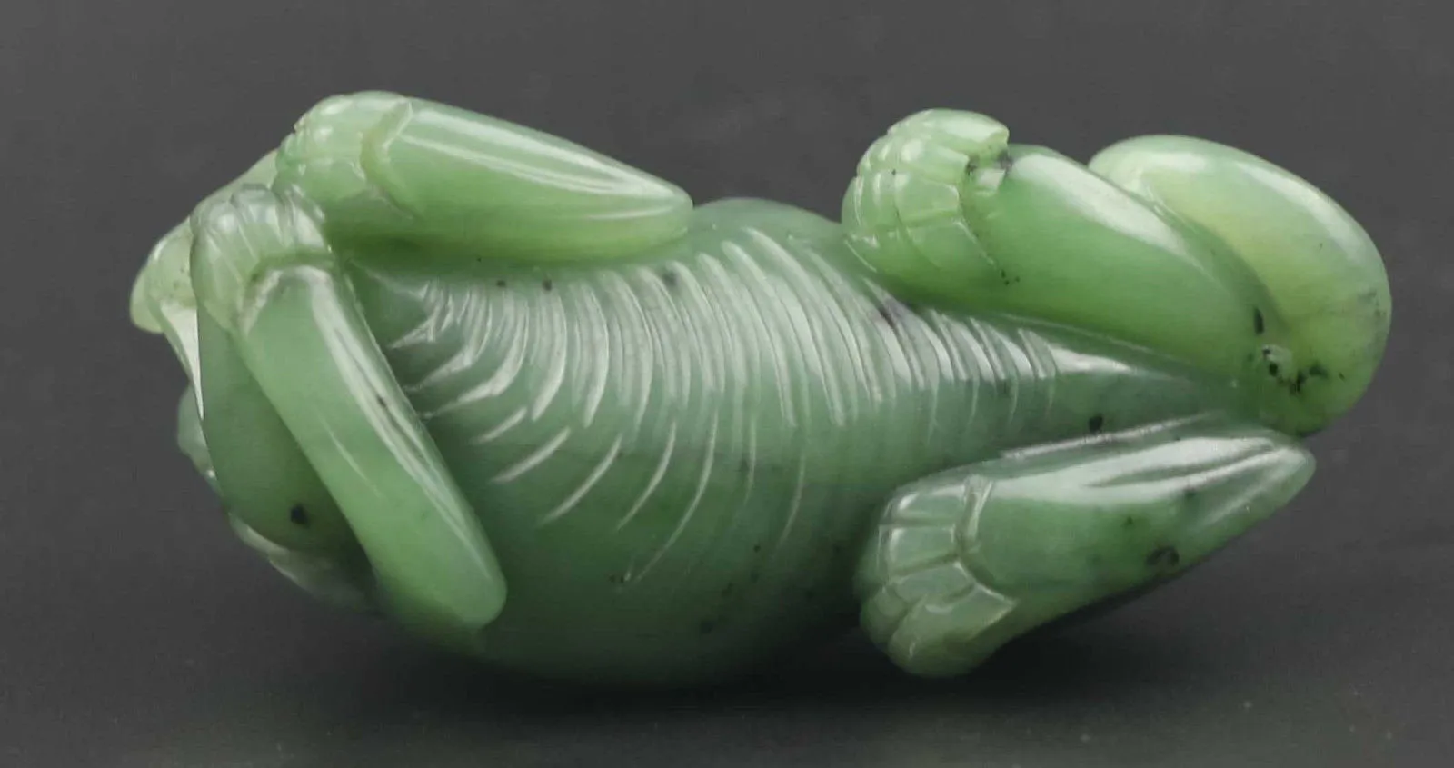 10% OFF- Certified Natural Green Emerald A*Jade HandCarved Dragon-Pixiu Pendant NO.D574