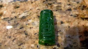 10% OFF- Certified Natural Jadeite Emerald A*Jade HandCarved *Coin* Hollow Pendant I161