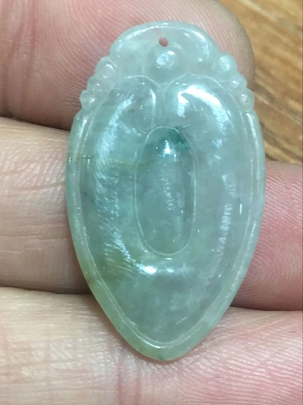 10% OFF- Certified Natural Jadeite Emerald A*Jade HandCarved Dragon Pendant 2284