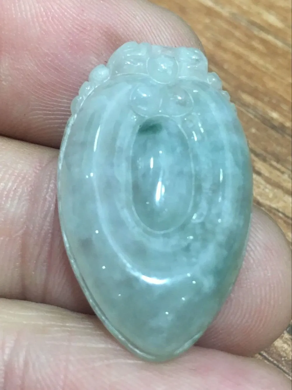 10% OFF- Certified Natural Jadeite Emerald A*Jade HandCarved Dragon Pendant 2284
