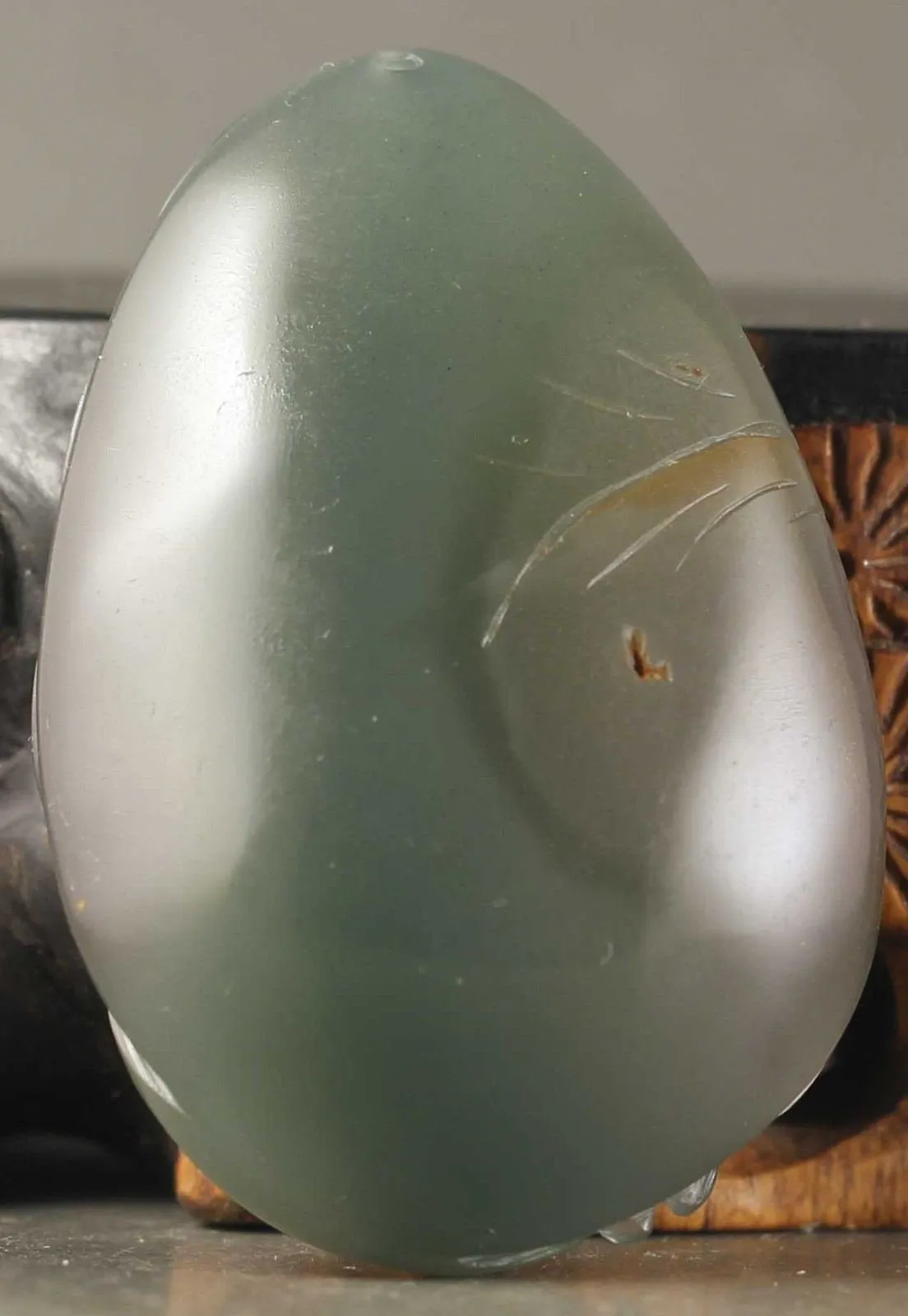 10% OFF- Certified Natural Jadeite Emerald A*Jade HandCarved Rabbit Pendant NO.Z317