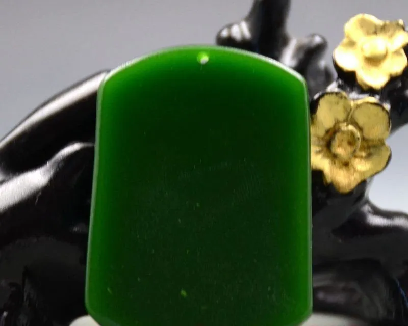10% OFF- Certified Natural Jadeite Emerald A*Jade HandCarved Tiger Pendant