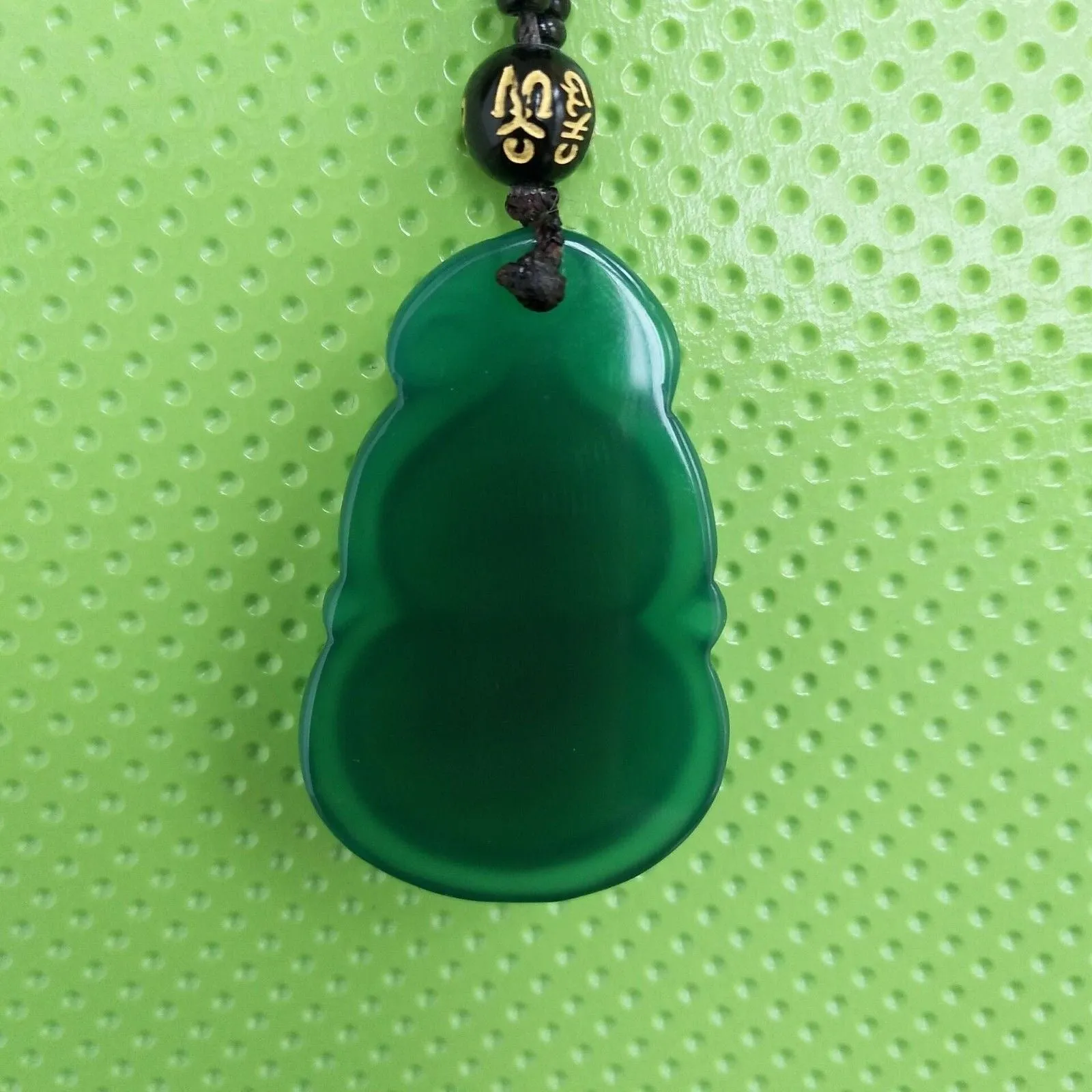 10% OFF- Certified Natural Jadeite Emerald Jade Gourd Pendant《Grade A》