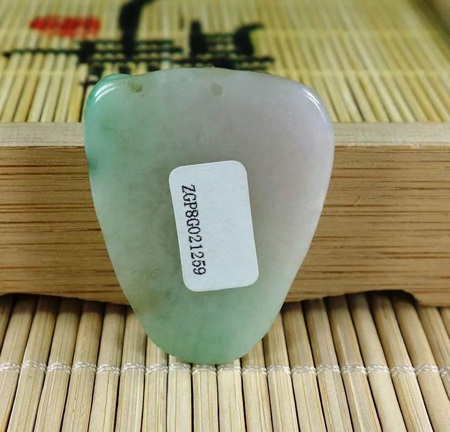 10% OFF- Certified Natural Jadeite Emerald Jade Longevity寿星 Pendant《Grade A》1259
