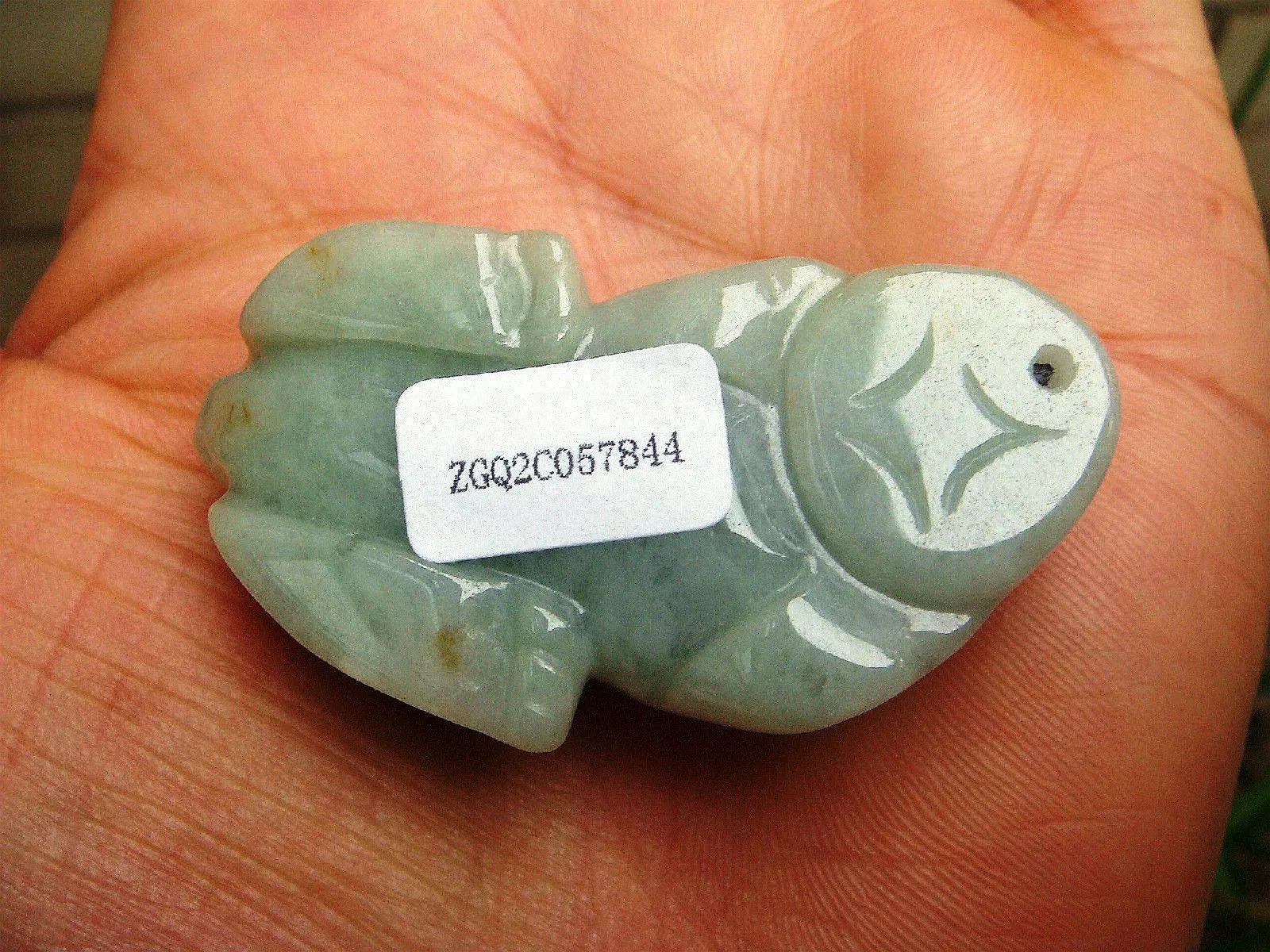 10% OFF- Certified Natural Jadeite Emerald Jade Translucent Dragon-Pixiu Pendant《GradeA》7844