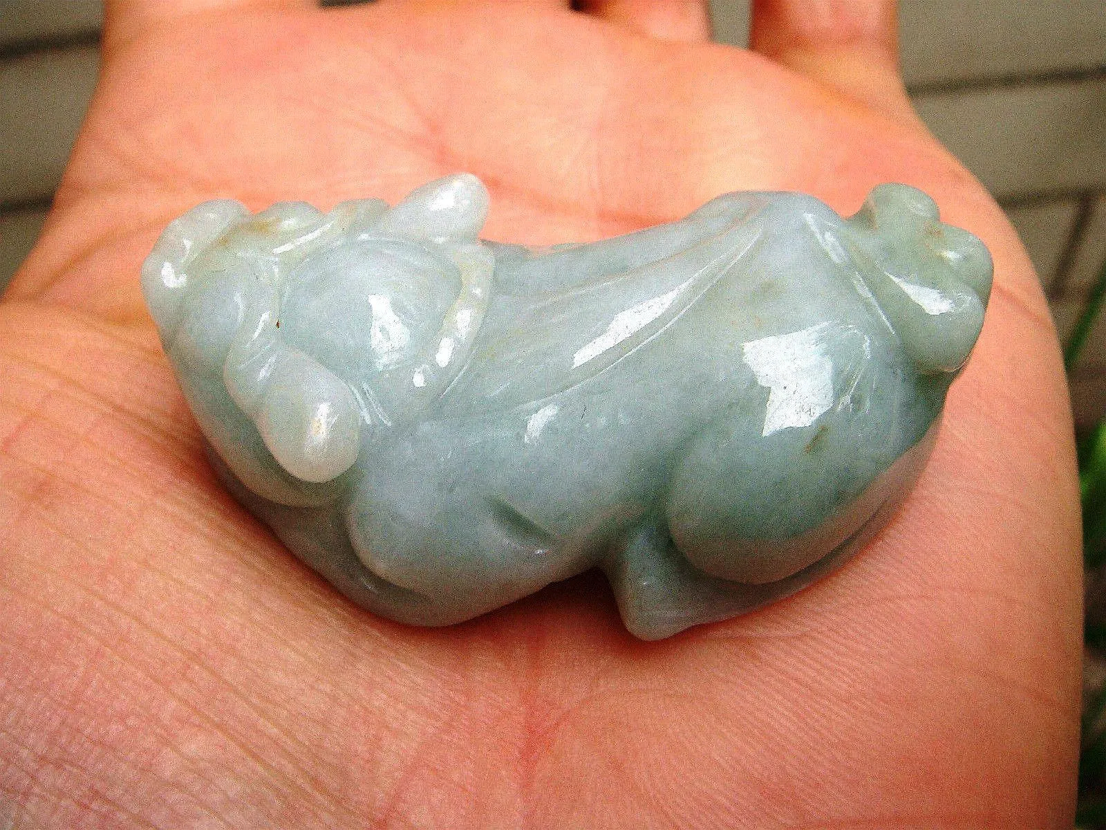 10% OFF- Certified Natural Jadeite Emerald Jade Translucent Dragon-Pixiu Pendant《GradeA》7844