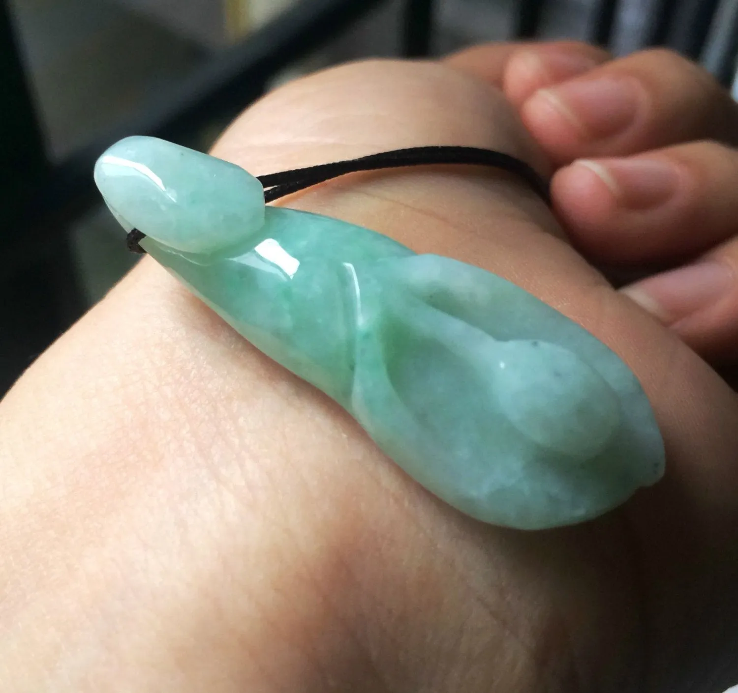 10% OFF on Sale- Certified Natural Icy Green Jadeite Emerald Jade Orchid Pendant "Grade A"