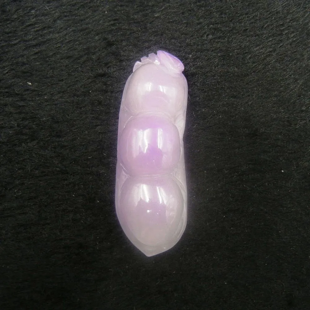 10% OFF on Sales - Certified Natural Ice Jadeite Emerald A Jade tablets Emerald Ping Beans Pendant 3296