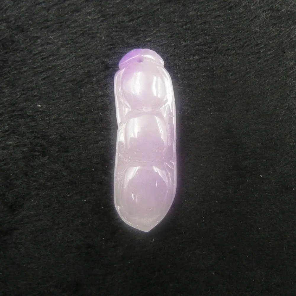 10% OFF on Sales - Certified Natural Ice Jadeite Emerald A Jade tablets Emerald Ping Beans Pendant 3296