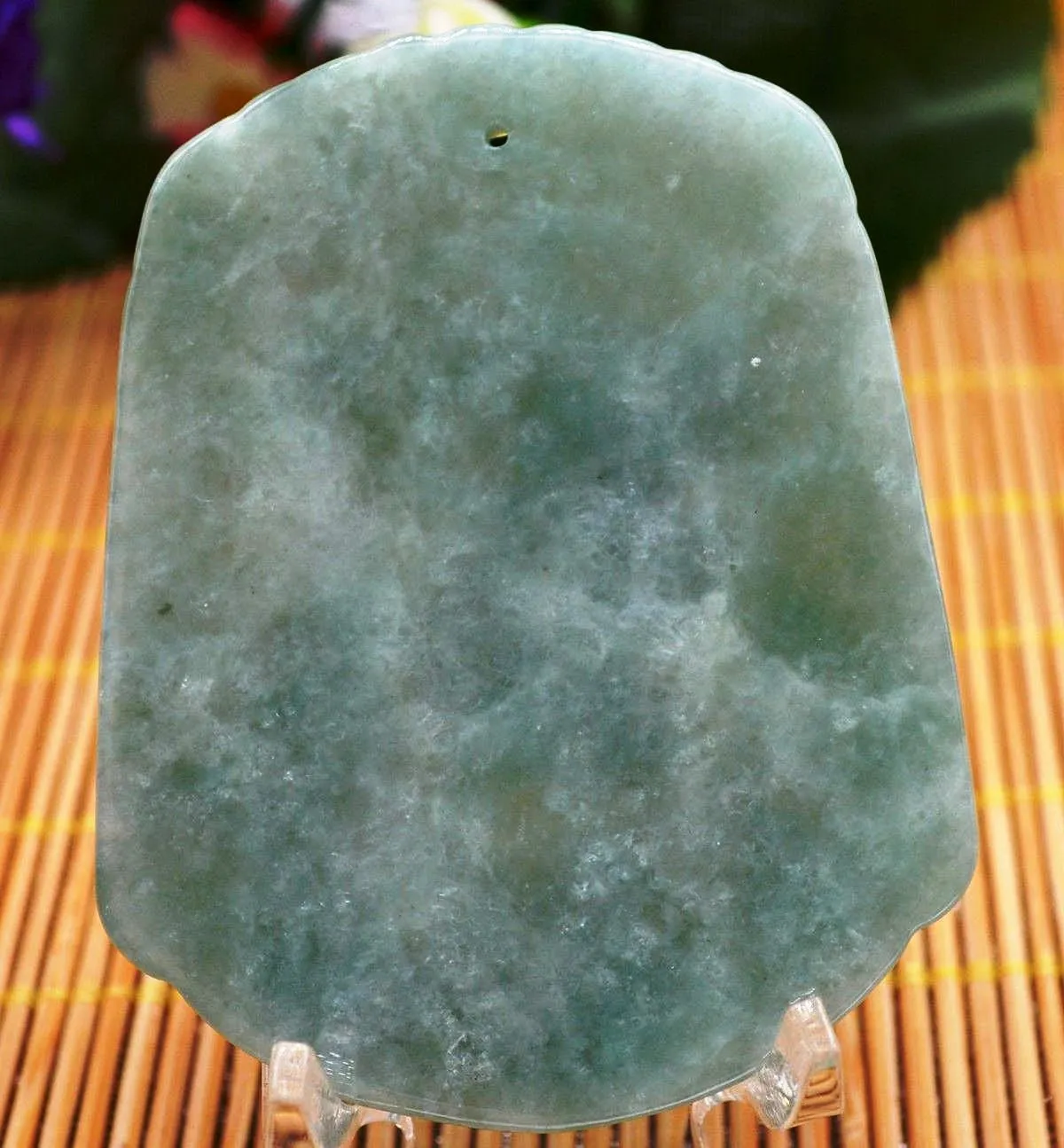 10% OFF on Sales- Certified Natural Jadeite Emerald Jade tablets Emerald Sheep Pendant《Grade A》0239