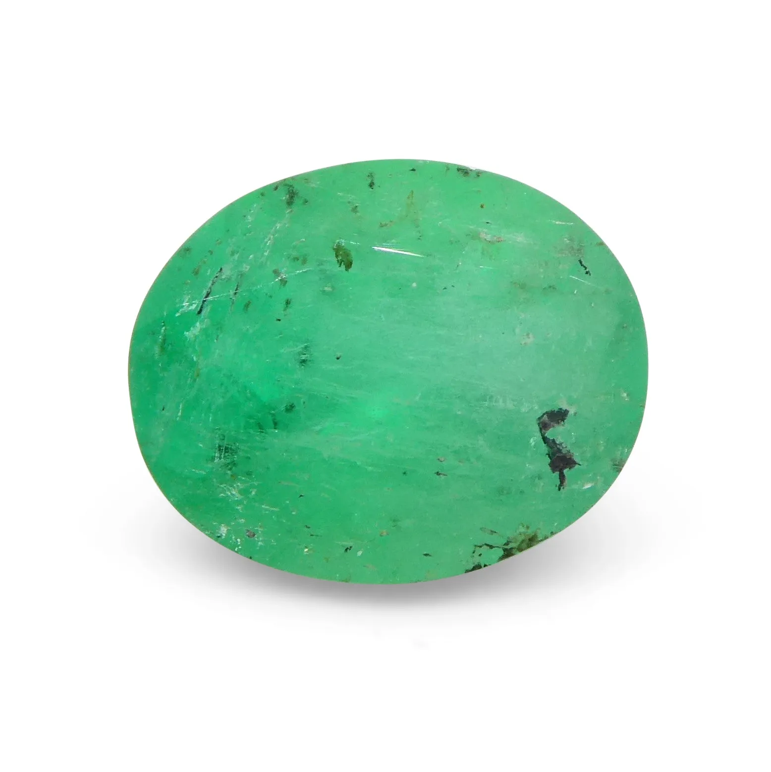 1.20ct Oval Green Emerald from Colombia