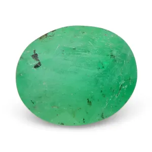 1.20ct Oval Green Emerald from Colombia