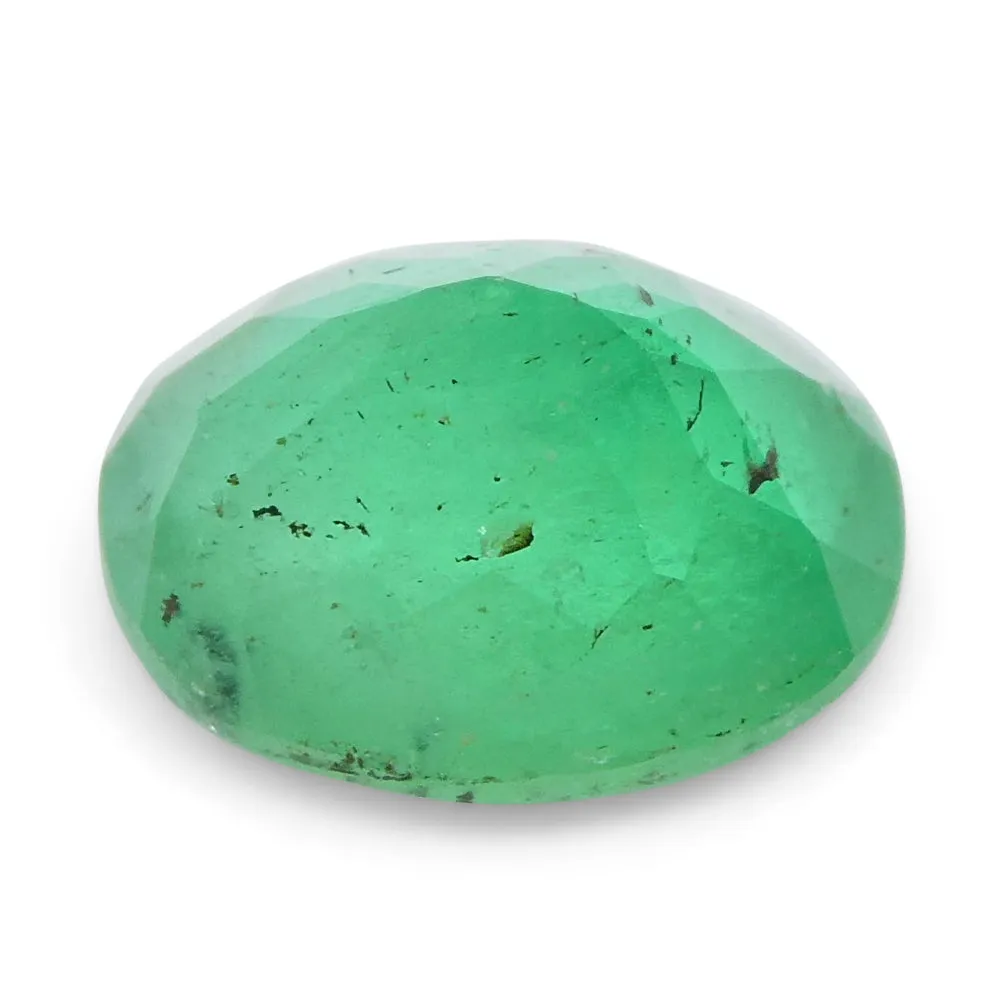 1.20ct Oval Green Emerald from Colombia