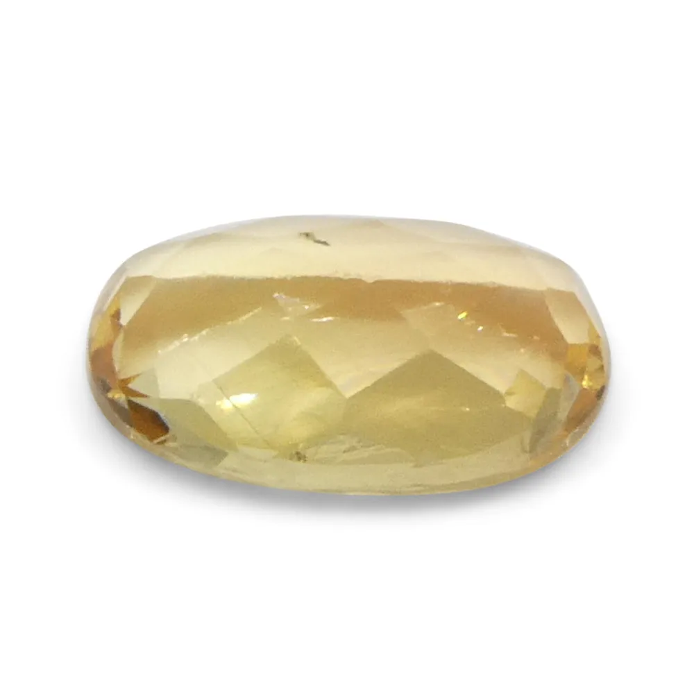 1.36ct Oval Orange Imperial Topaz from Brazil Unheated