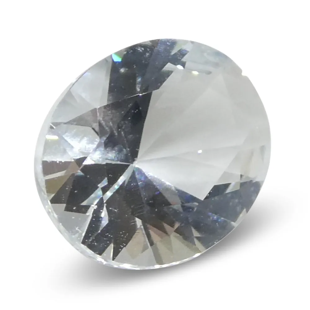 1.38ct Oval Blue Aquamarine from Brazil Unheated