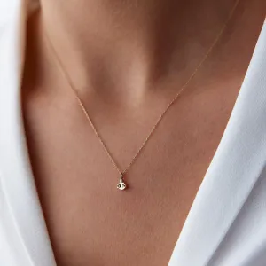 14k Gold Mini Anchor Necklace