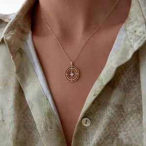 14k Gold Pole Star Necklace