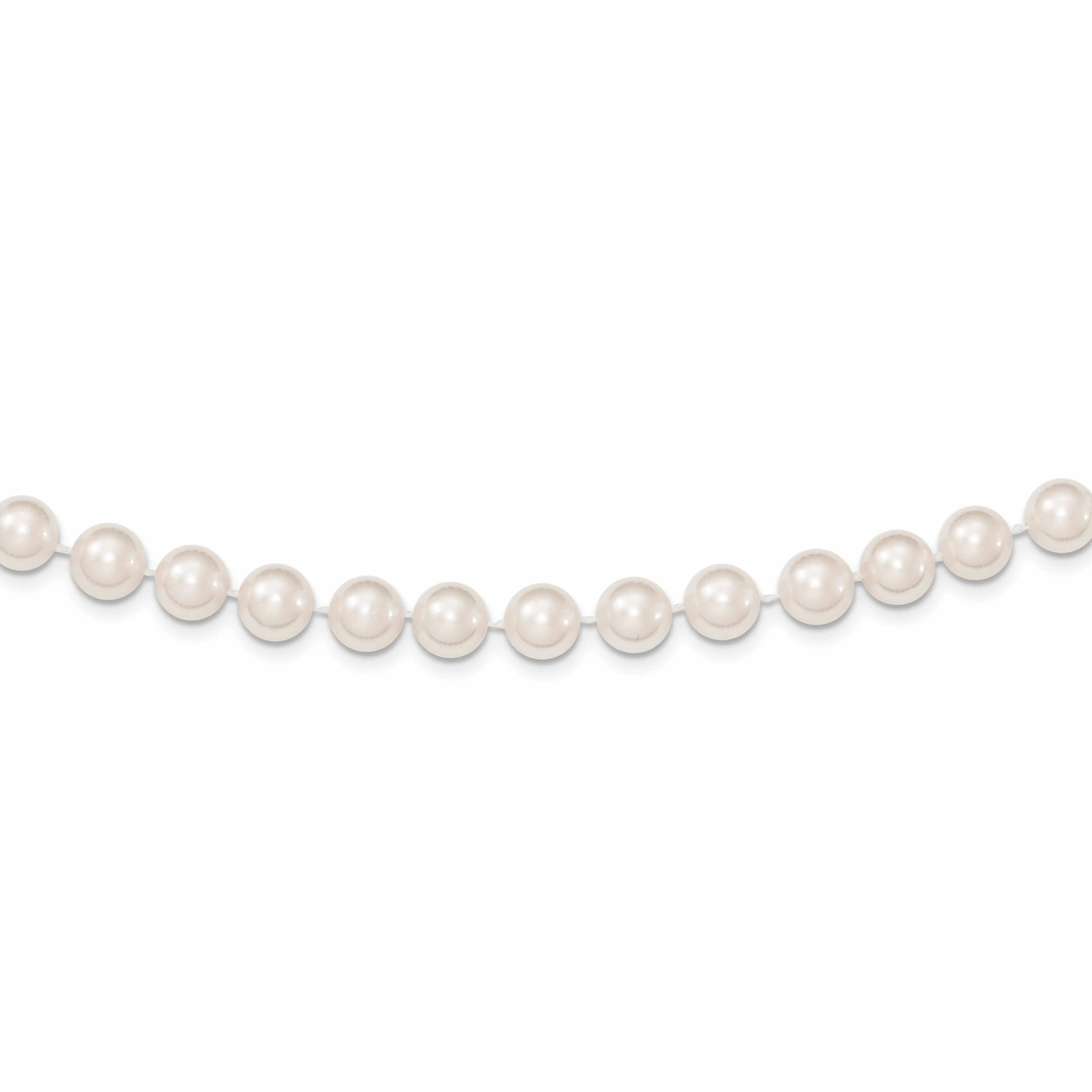 14k Gold White Akoya Saltwater Cultured Pearl