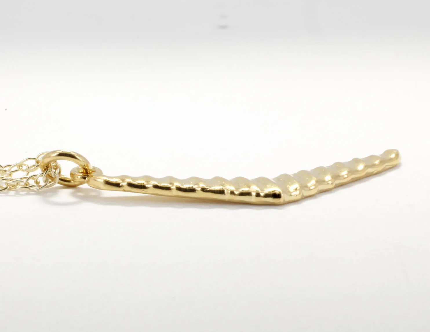14kt Gold Vermeil Hang Glider Necklace