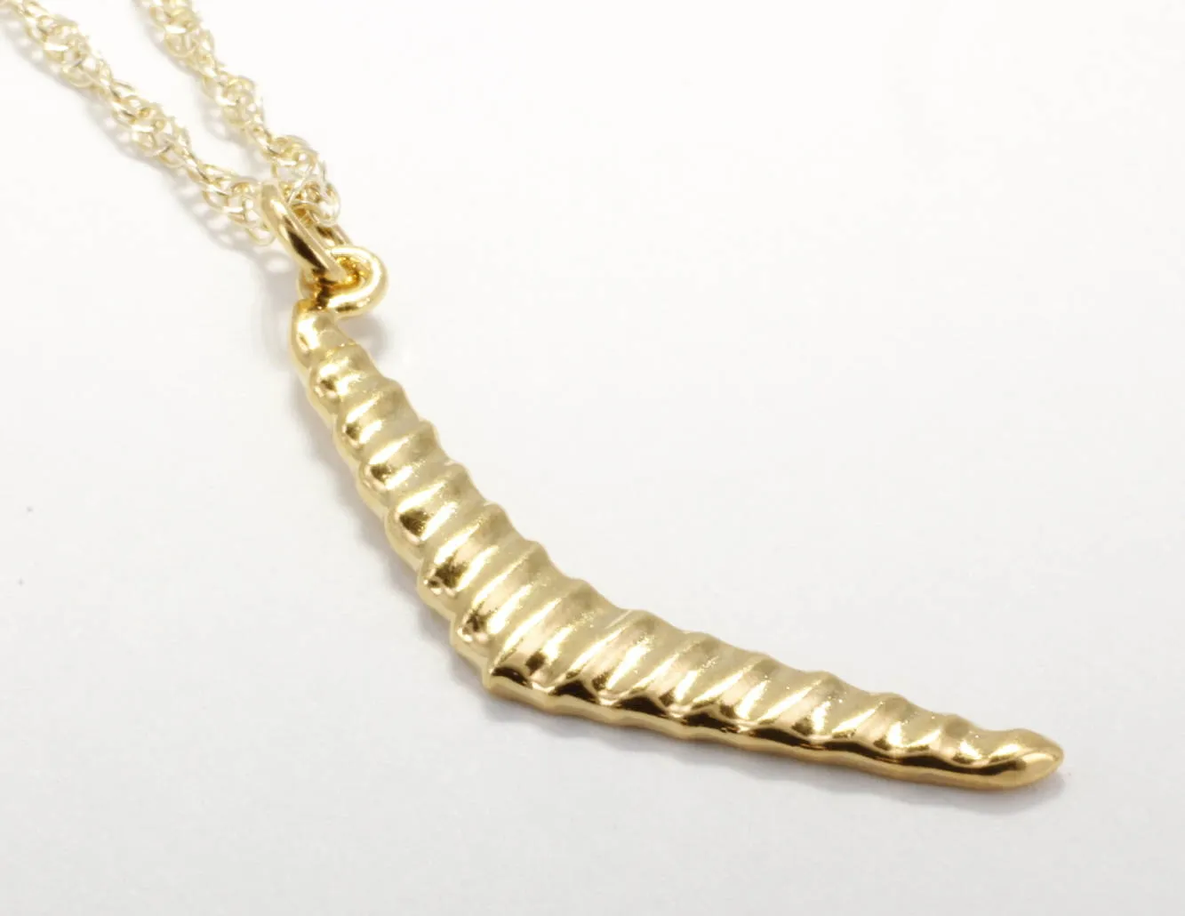 14kt Gold Vermeil Hang Glider Necklace