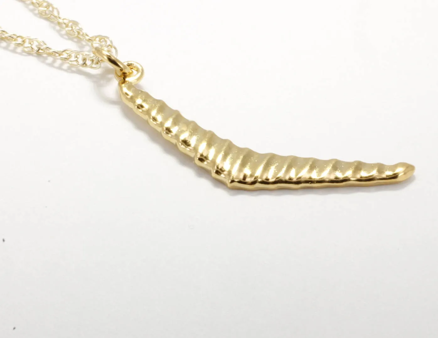 14kt Gold Vermeil Hang Glider Necklace