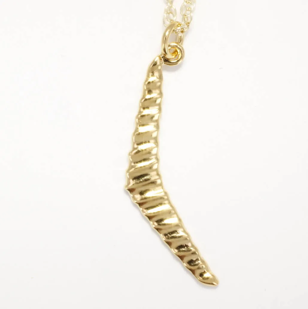 14kt Gold Vermeil Hang Glider Necklace