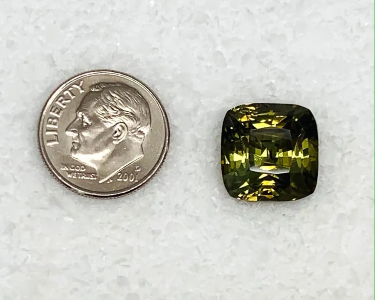 15.52 Carat Faceted Chrysoberyl, Loose Gemstone