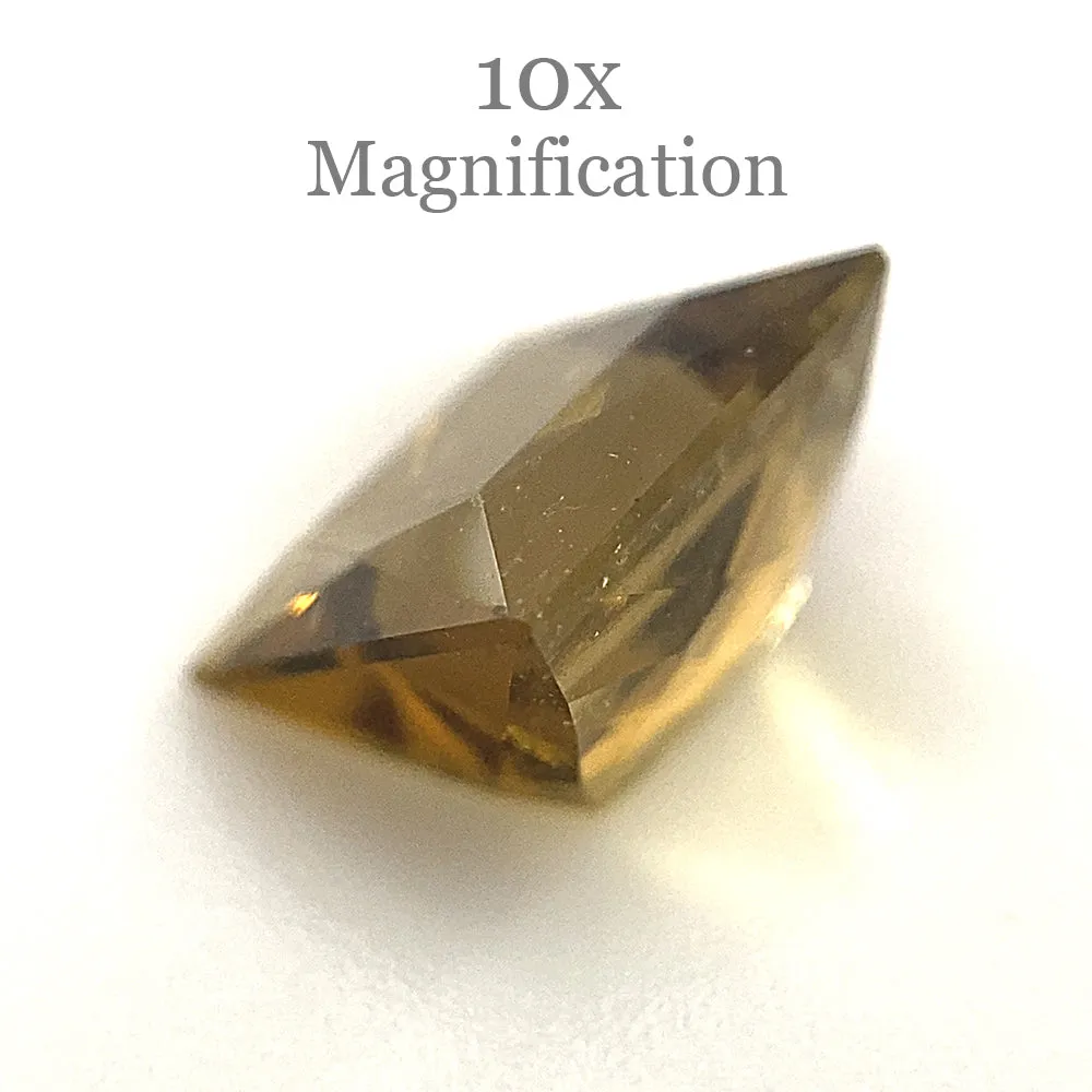 1.5ct Square orangy Yellow Tourmaline