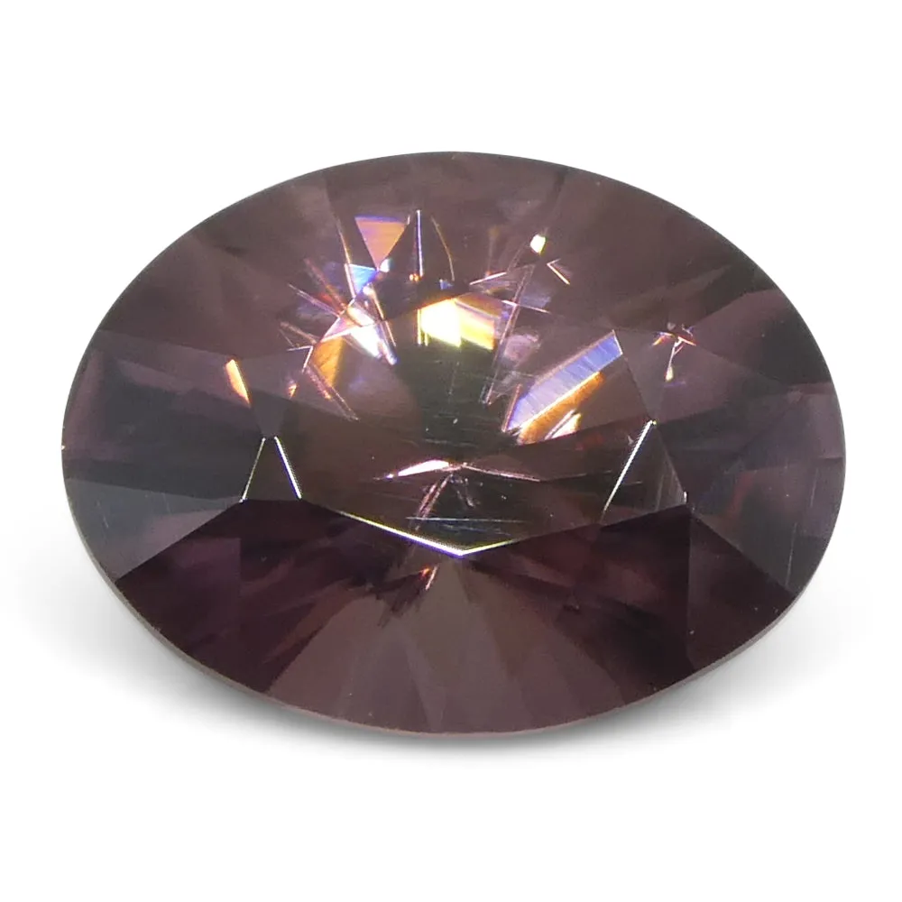 1.65ct Natural Earth Mined Oval Master Brilliant Cut Pink Zircon from Sri Lanka