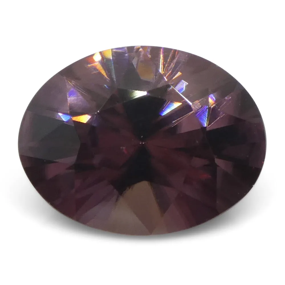 1.65ct Natural Earth Mined Oval Master Brilliant Cut Pink Zircon from Sri Lanka
