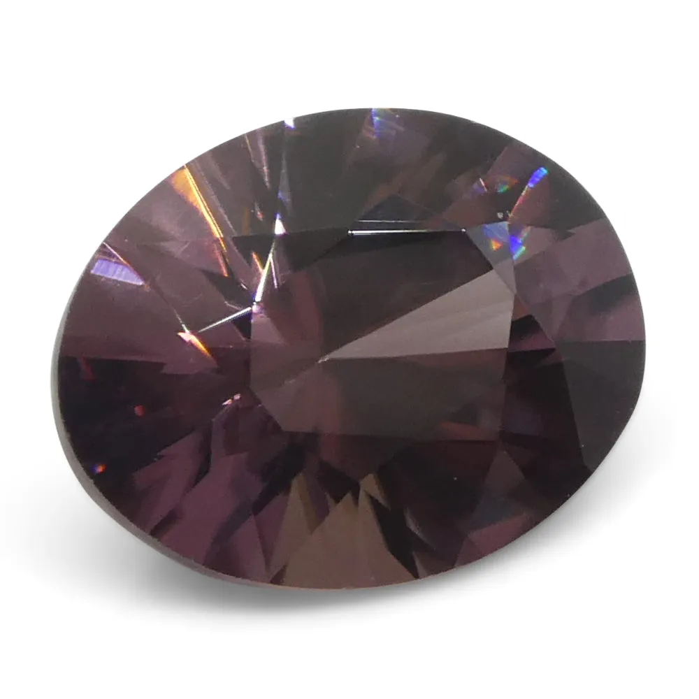 1.65ct Natural Earth Mined Oval Master Brilliant Cut Pink Zircon from Sri Lanka
