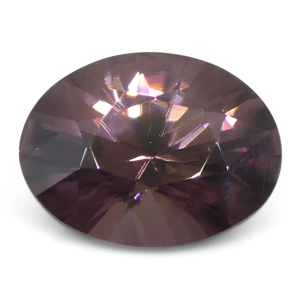 1.65ct Natural Earth Mined Oval Master Brilliant Cut Pink Zircon from Sri Lanka
