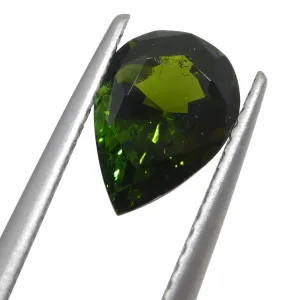 1.69ct  Pear Green Tourmaline
