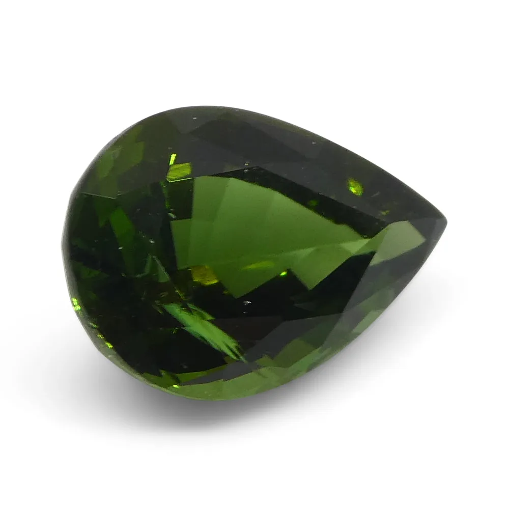 1.69ct  Pear Green Tourmaline