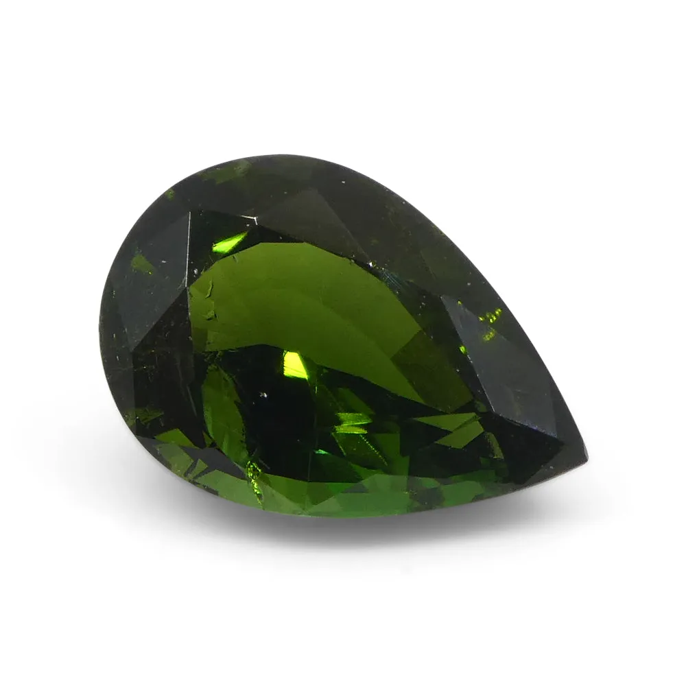 1.69ct  Pear Green Tourmaline