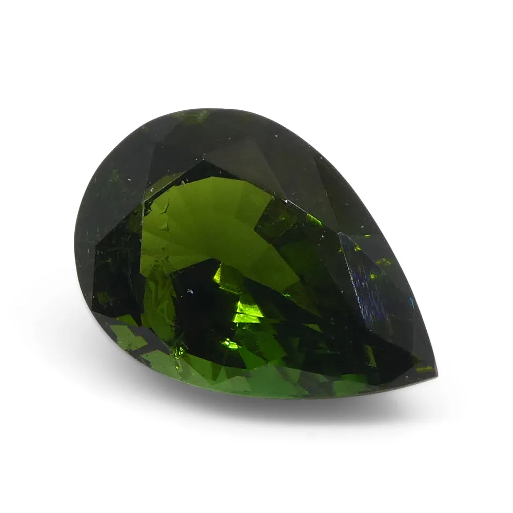 1.69ct  Pear Green Tourmaline