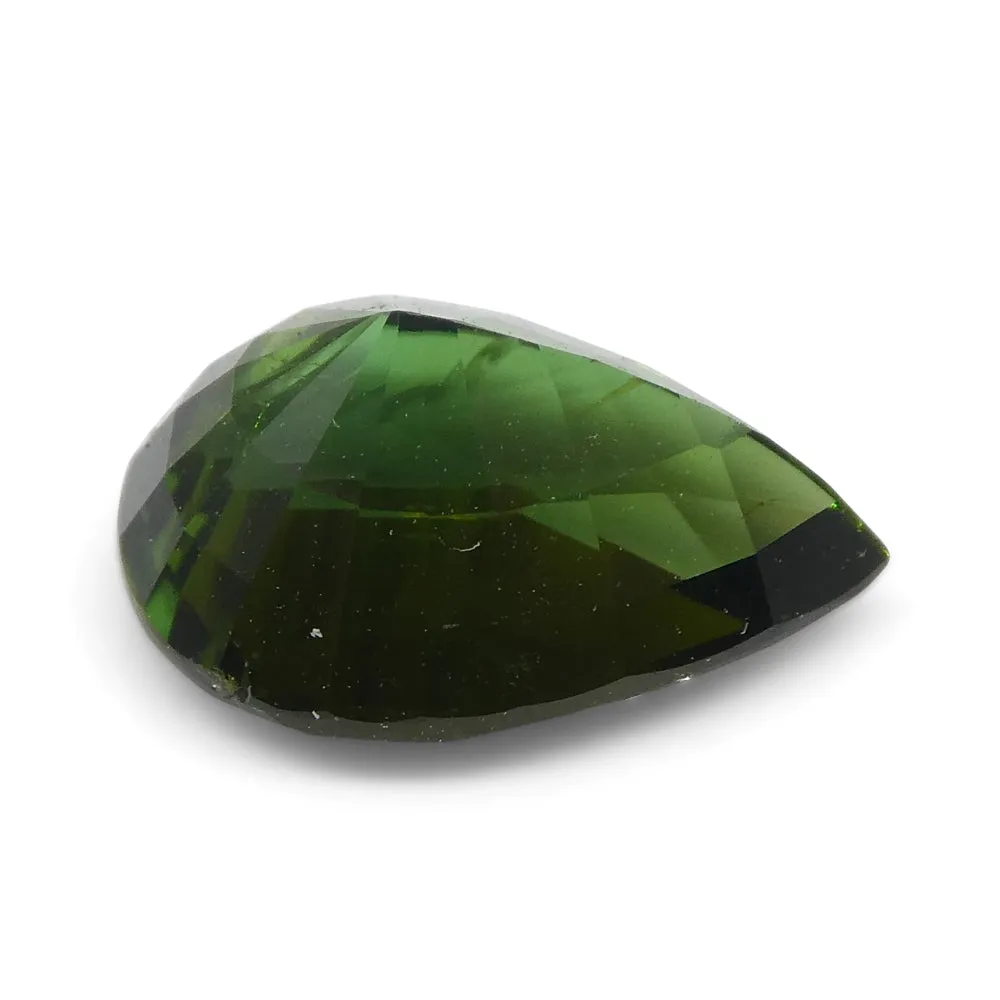 1.69ct  Pear Green Tourmaline